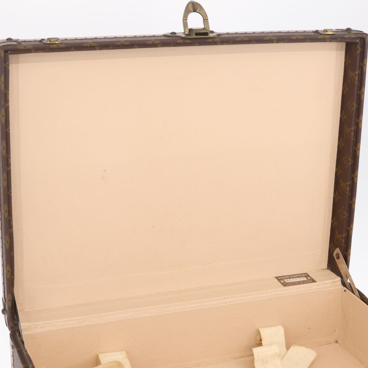 LOUIS VUITTON Monogram Cotoville 50 Trunk LV Auth 206492A