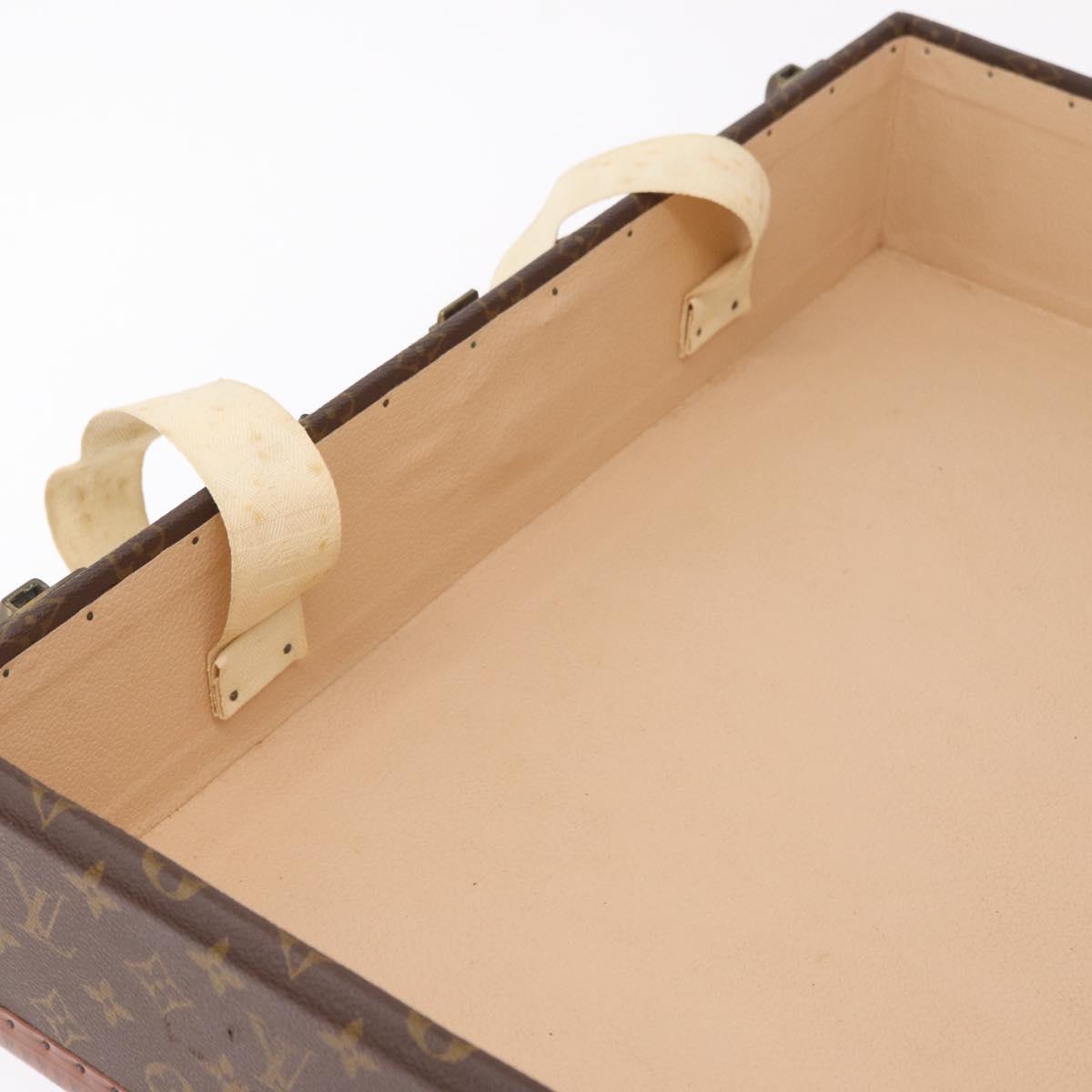 LOUIS VUITTON Monogram Cotoville 50 Trunk LV Auth 206492A
