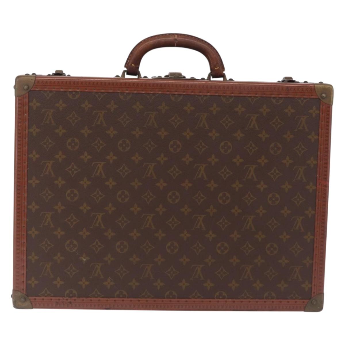 LOUIS VUITTON Monogram Cotoville 50 Trunk LV Auth 206492A
