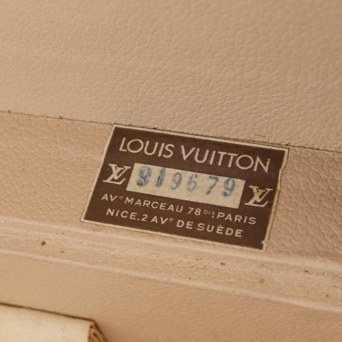 LOUIS VUITTON Monogram Cotoville 50 Trunk LV Auth 206492A