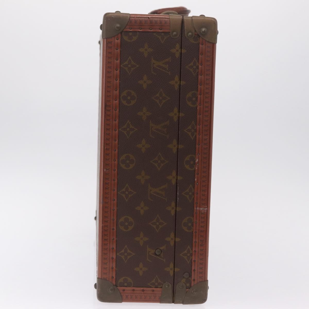 LOUIS VUITTON Monogram Cotoville 50 Trunk LV Auth 206492A