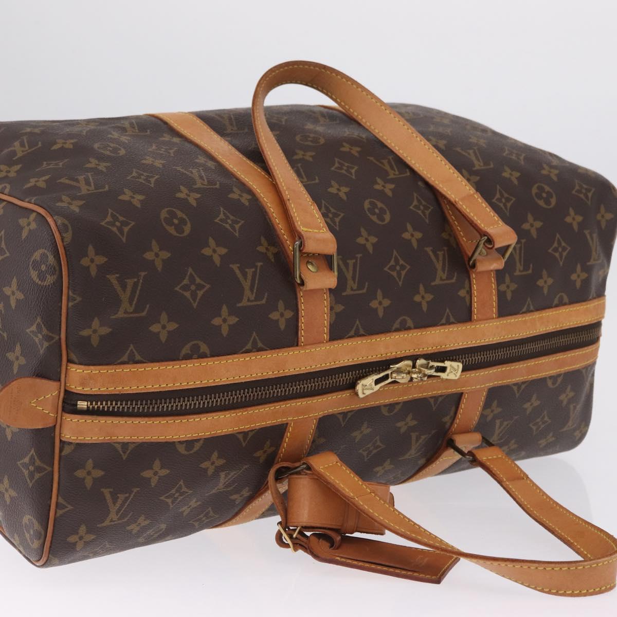 LOUIS VUITTON Monogram Sac Souple 45 Boston Bag M41624 LV Auth 206493A