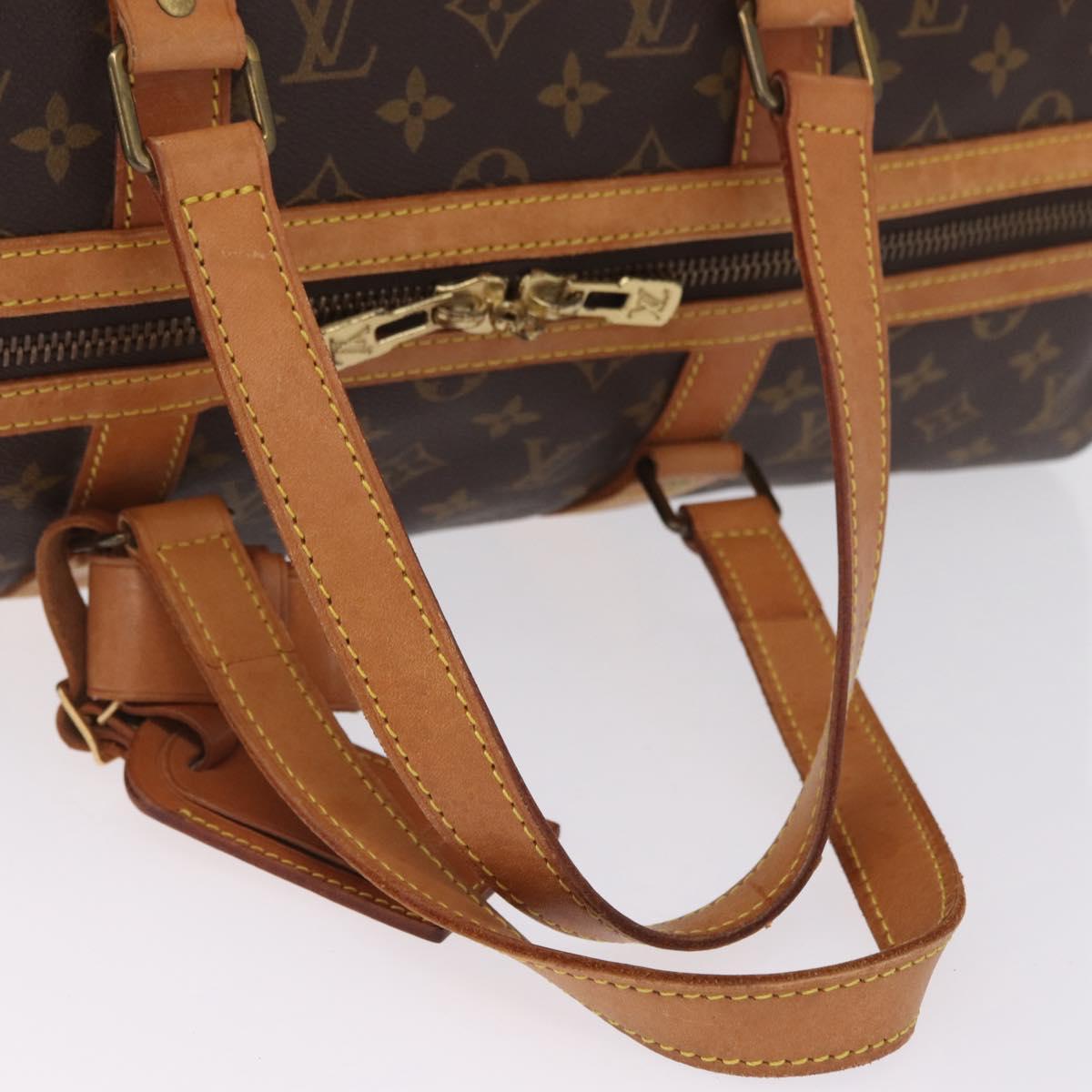 LOUIS VUITTON Monogram Sac Souple 45 Boston Bag M41624 LV Auth 206493A