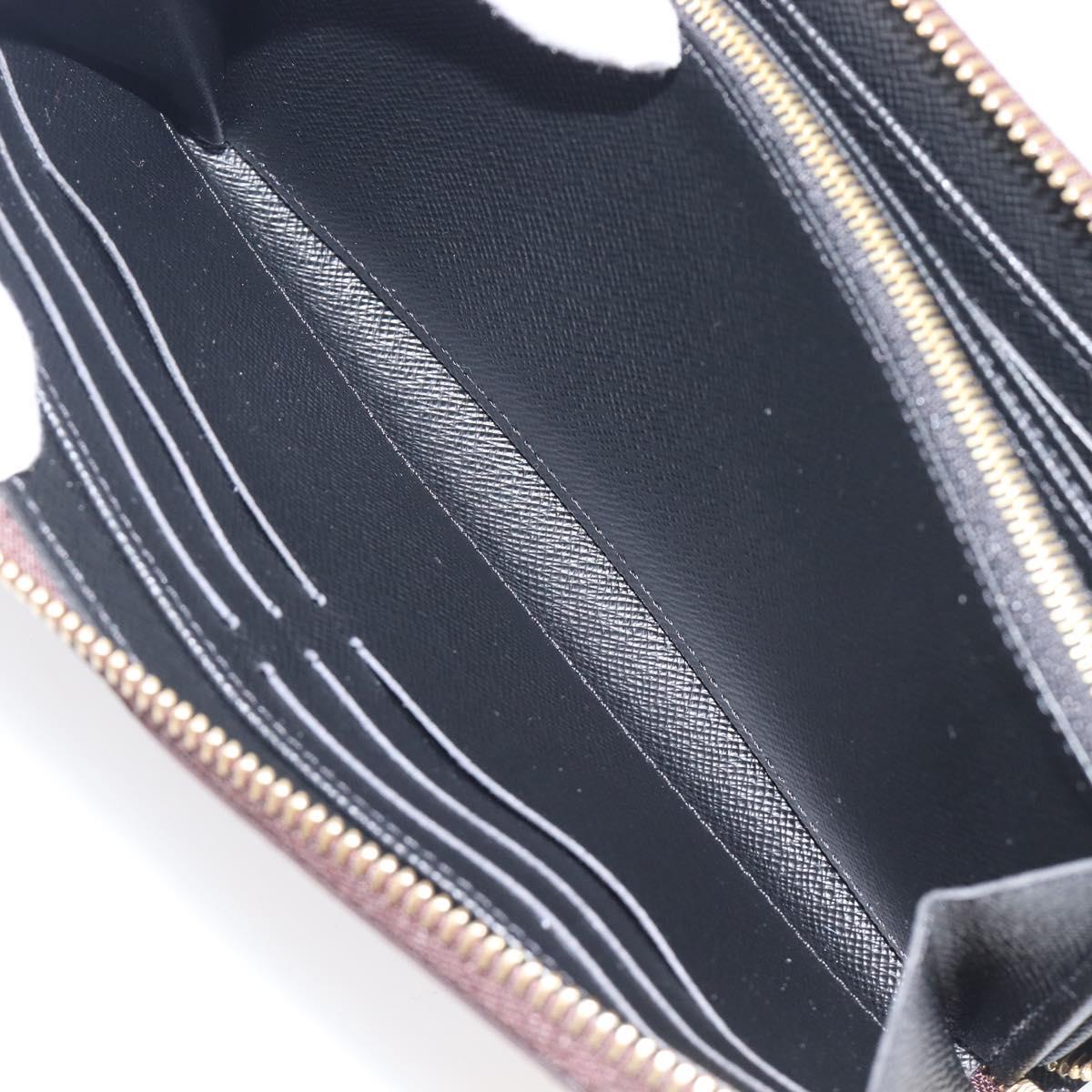 LOUIS VUITTON Monogram Reverse Zippy Wallet Long Wallet M82444 LV Auth 206498SAM
