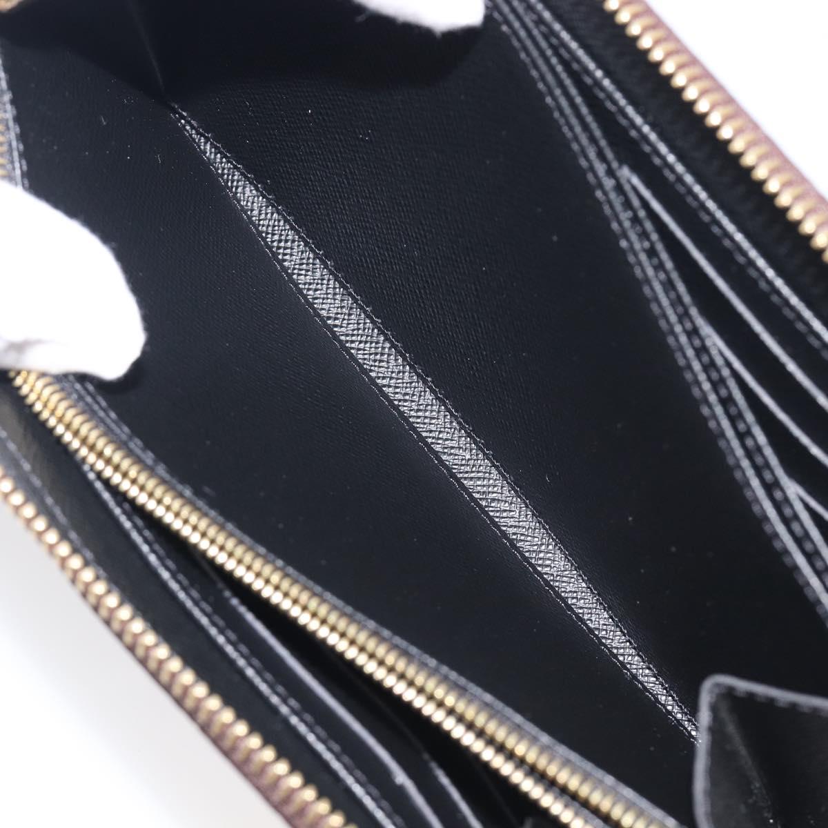 LOUIS VUITTON Monogram Reverse Zippy Wallet Long Wallet M82444 LV Auth 206498SAM