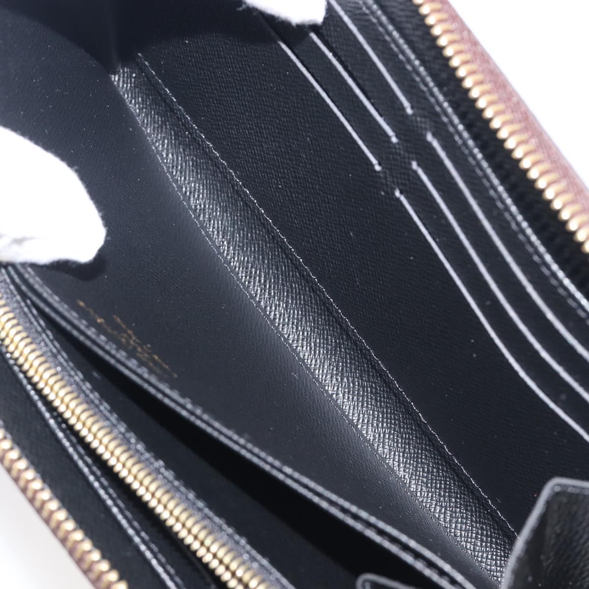 LOUIS VUITTON Monogram Reverse Zippy Wallet Long Wallet M82444 LV Auth 206498SAM