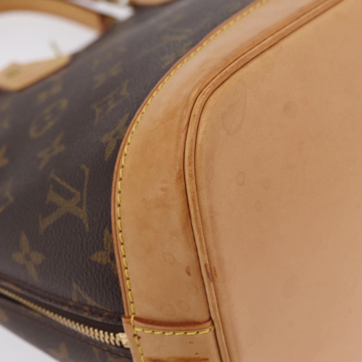 LOUIS VUITTON Monogram Alma Hand Bag M51130 LV Auth 206511A