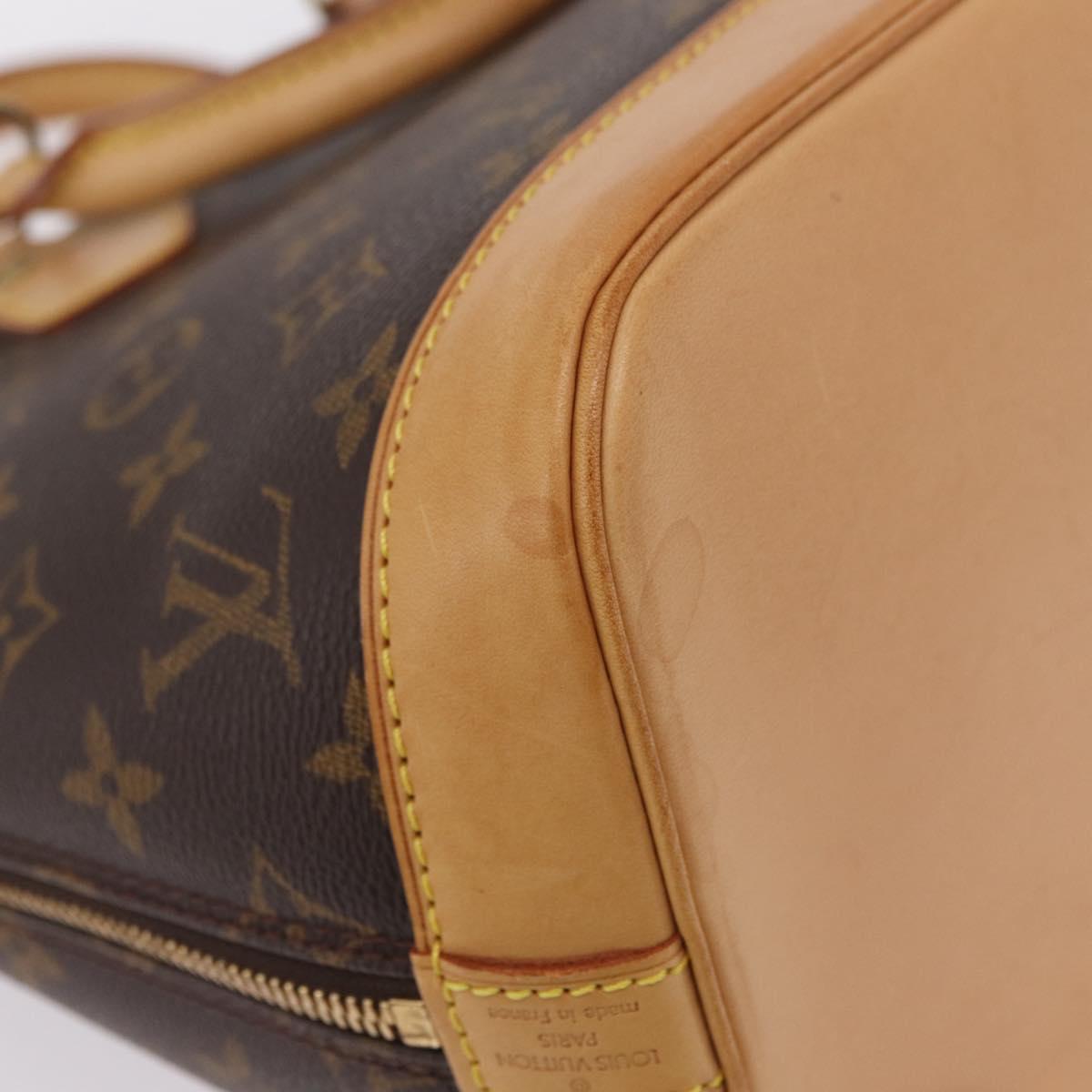 LOUIS VUITTON Monogram Alma Hand Bag M51130 LV Auth 206511A