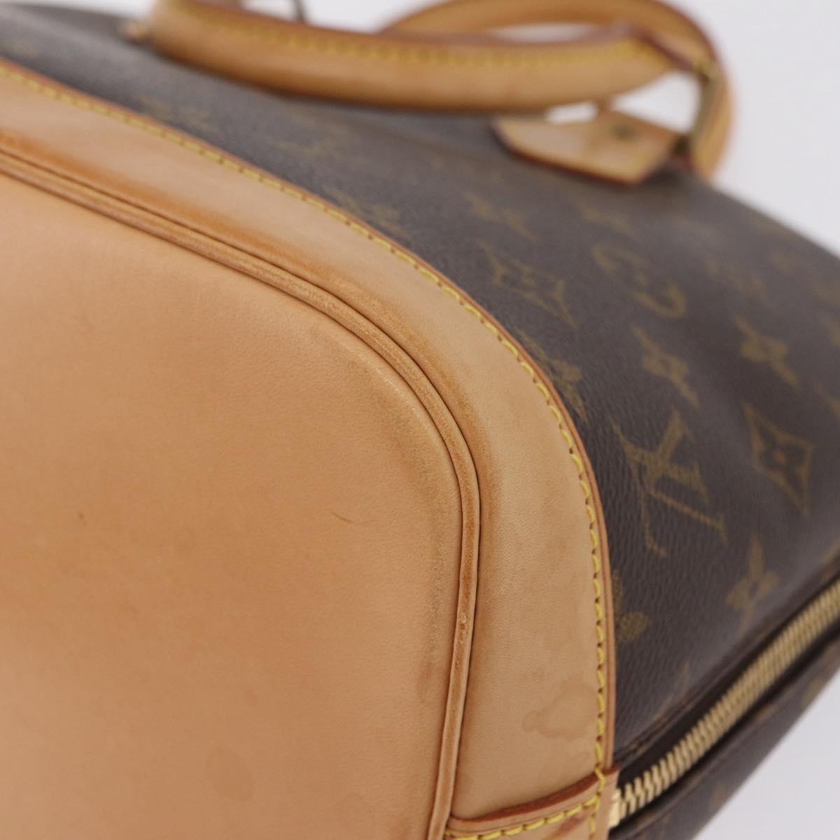 LOUIS VUITTON Monogram Alma Hand Bag M51130 LV Auth 206511A