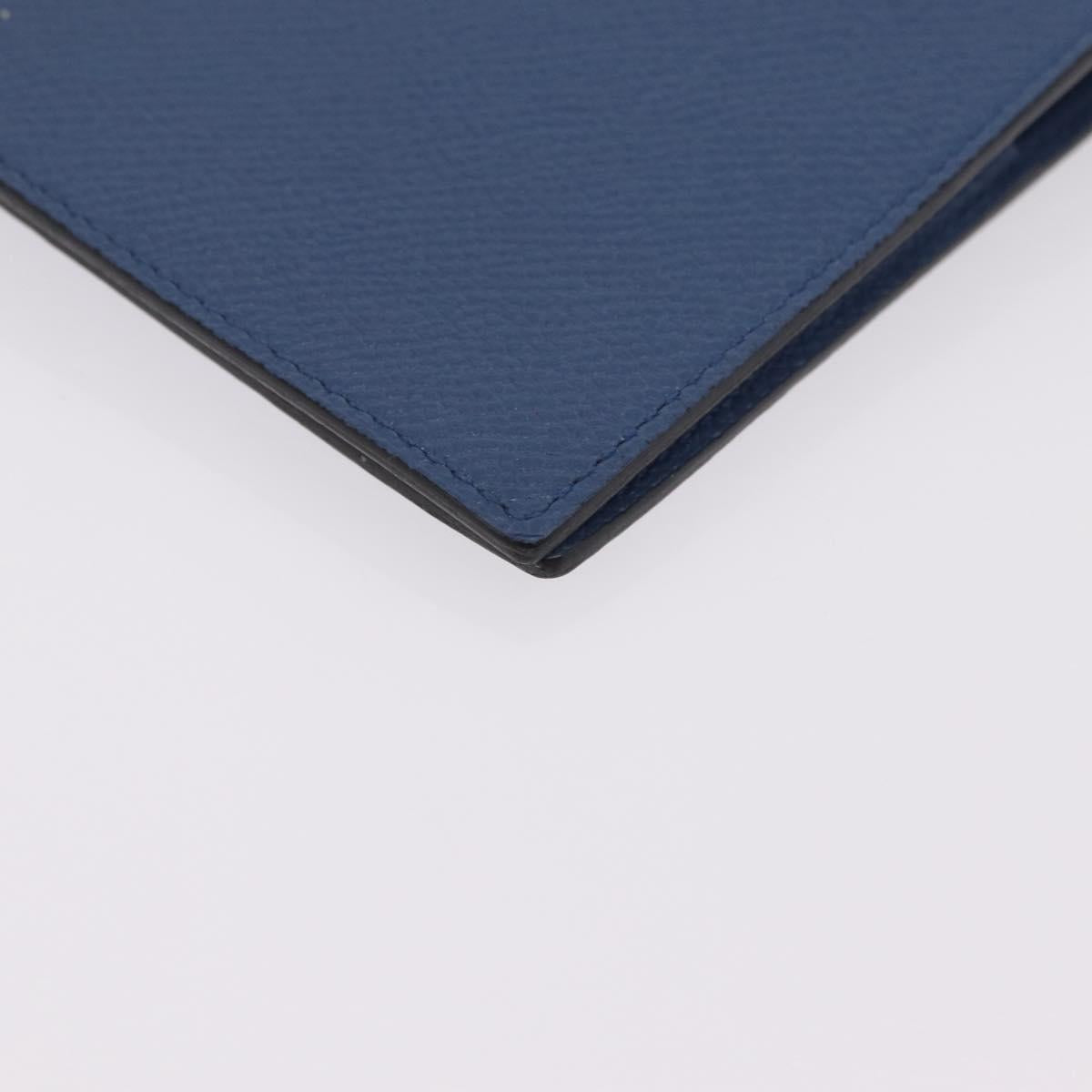 HERMES Agenda Vision Day Planner Cover Leather Blue Auth 206514M