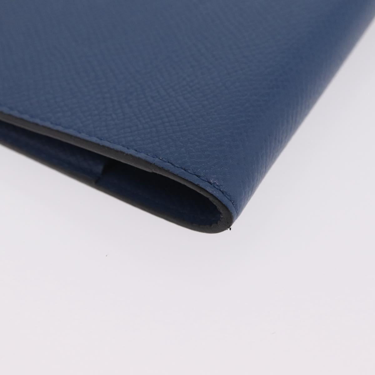 HERMES Agenda Vision Day Planner Cover Leather Blue Auth 206514M