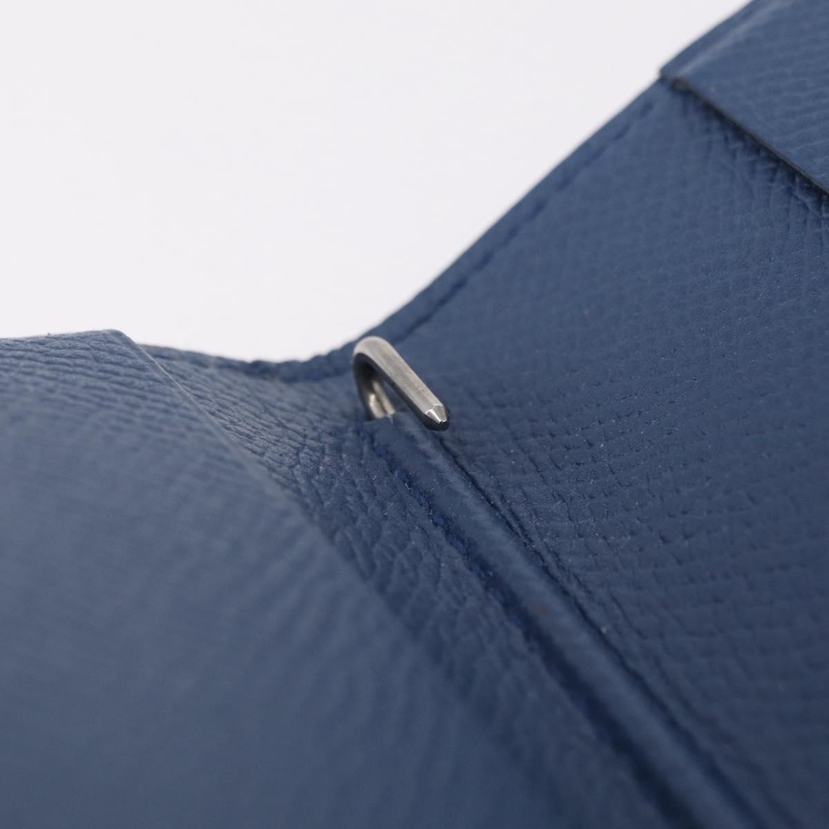 HERMES Agenda Vision Day Planner Cover Leather Blue Auth 206514M