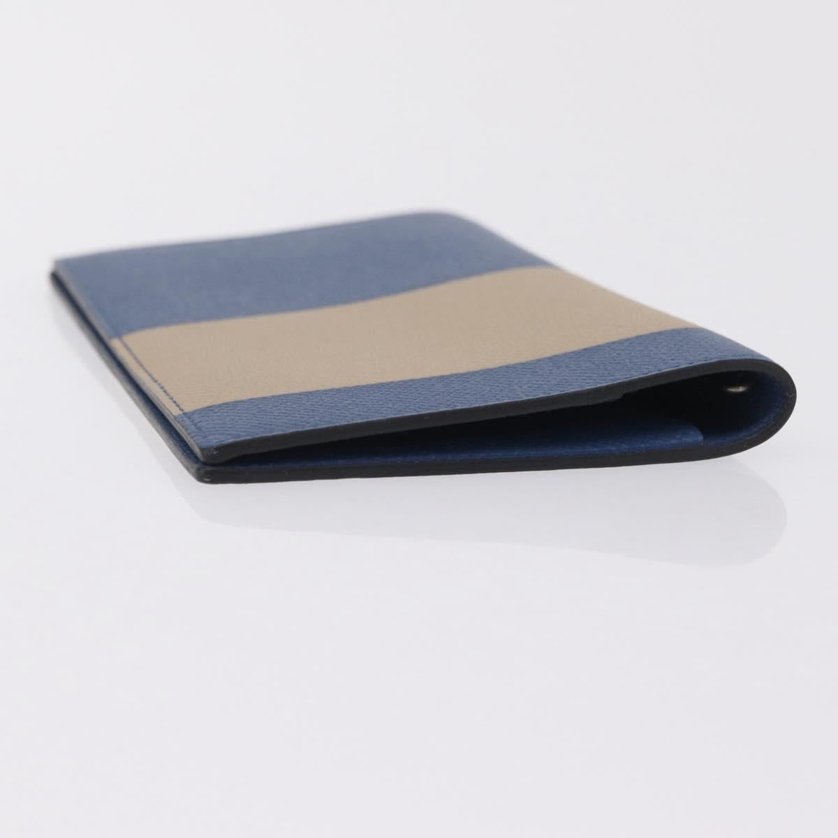 HERMES Agenda Vision Day Planner Cover Leather Blue Auth 206514M