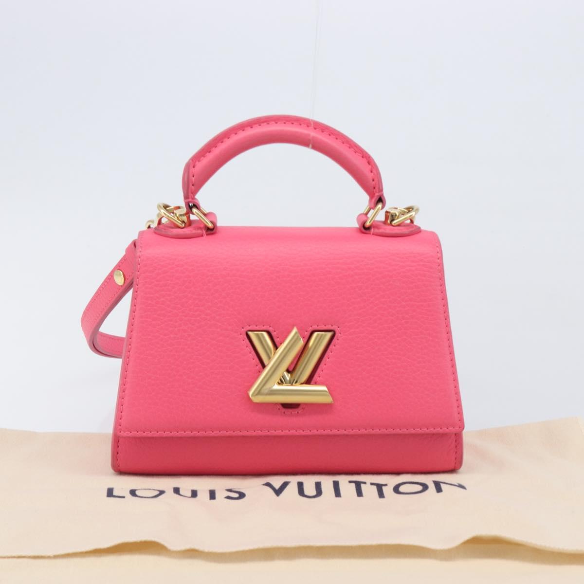 LOUIS VUITTON Twist One Handle BB Bag Taurillon Leather WS32352 LV Auth 206516M