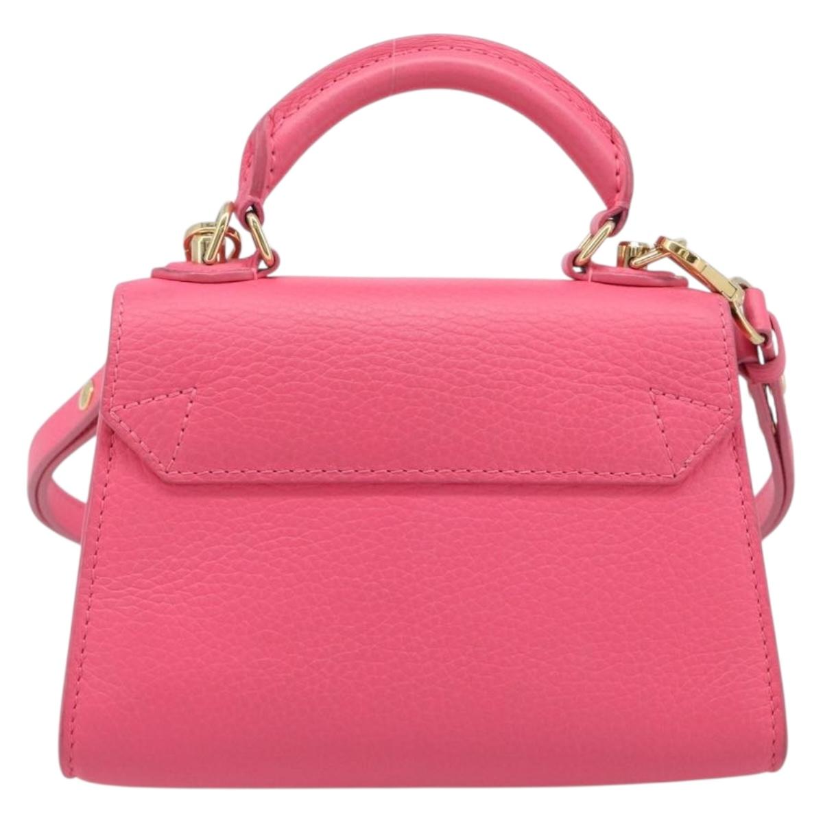 LOUIS VUITTON Twist One Handle BB Bag Taurillon Leather WS32352 LV Auth 206516M