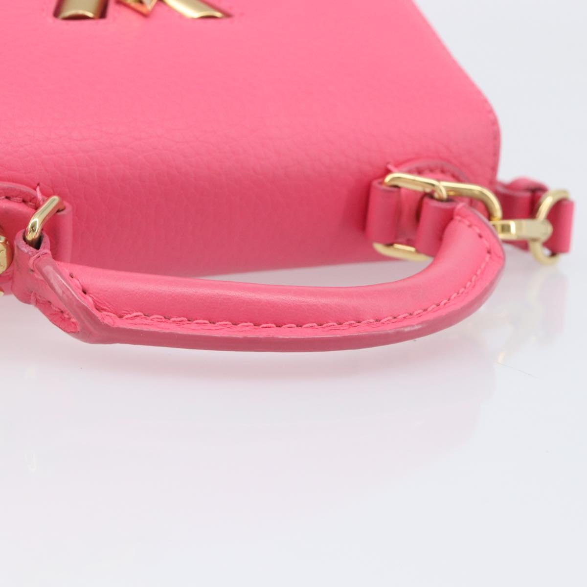 LOUIS VUITTON Twist One Handle BB Bag Taurillon Leather WS32352 LV Auth 206516M
