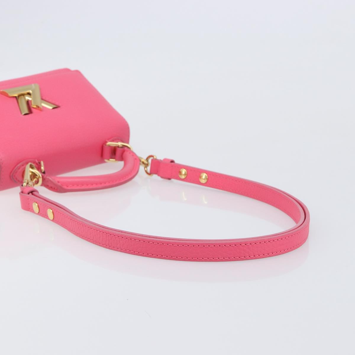 LOUIS VUITTON Twist One Handle BB Bag Taurillon Leather WS32352 LV Auth 206516M