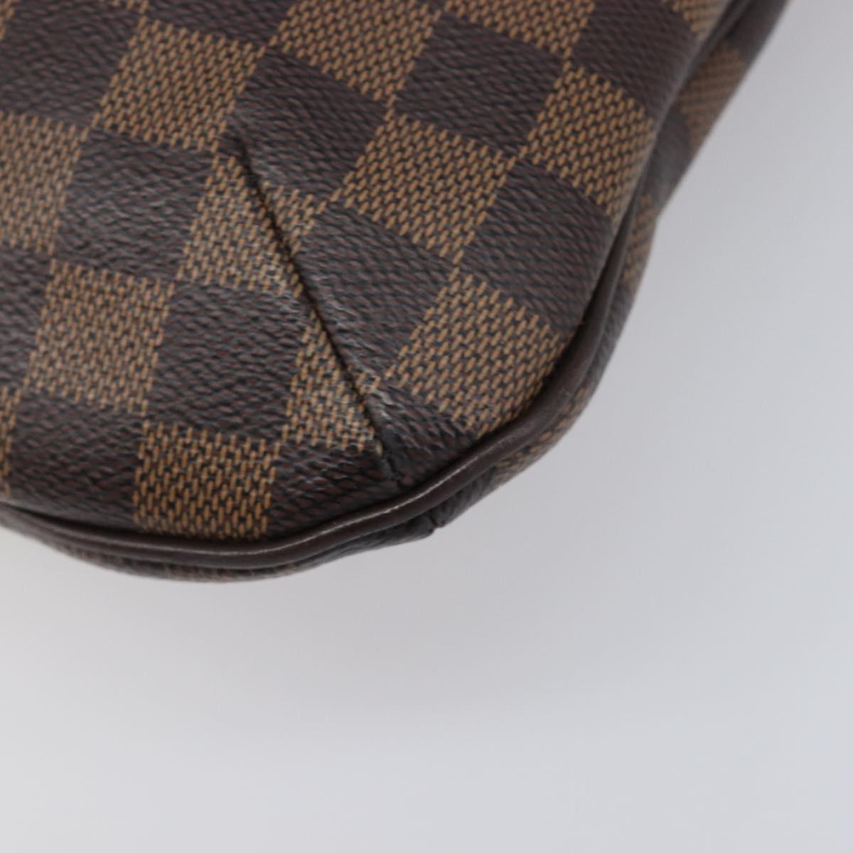 LOUIS VUITTON Damier Ebene Bloomsbury PM Shoulder Bag N42251 LV Auth 206550A