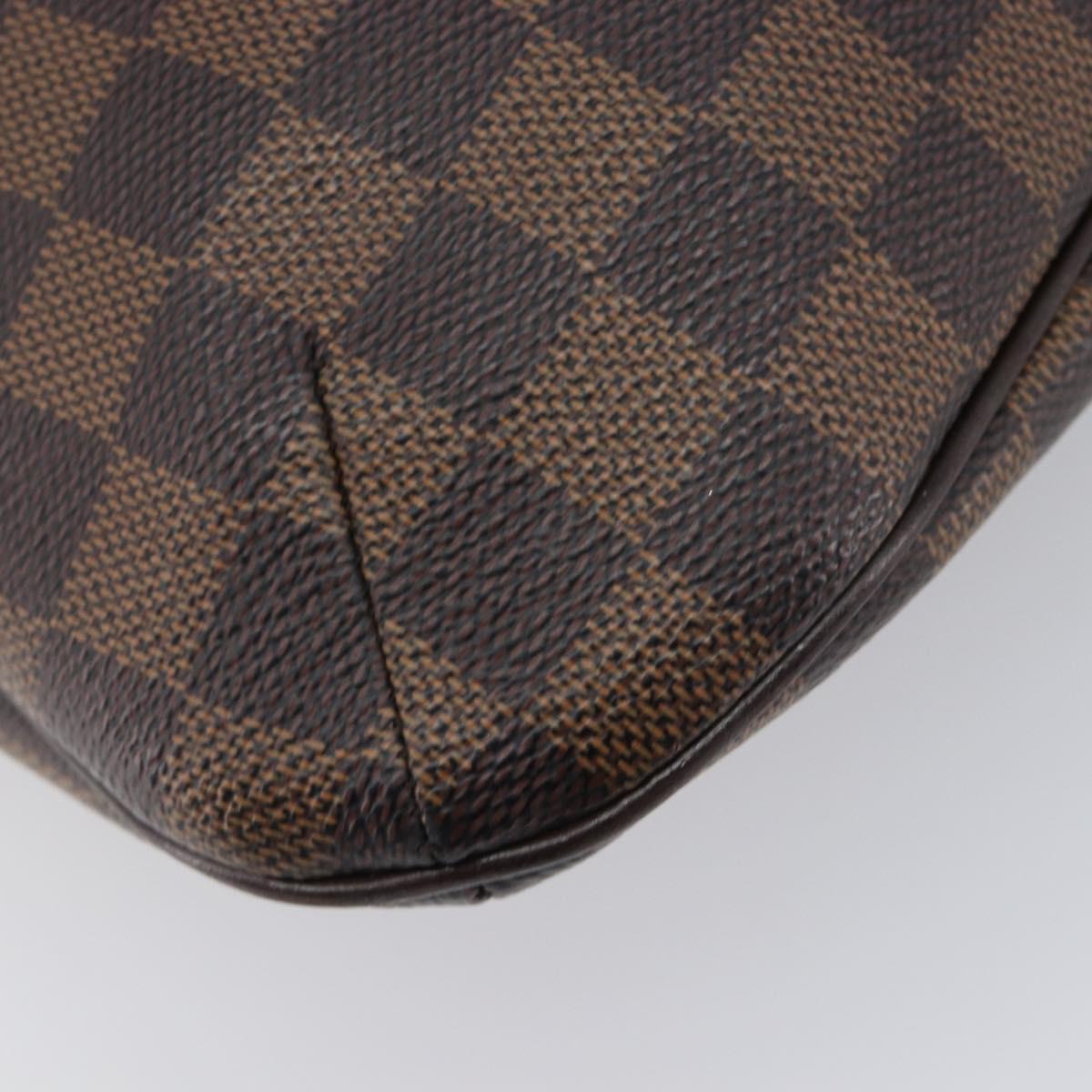 LOUIS VUITTON Damier Ebene Bloomsbury PM Shoulder Bag N42251 LV Auth 206550A