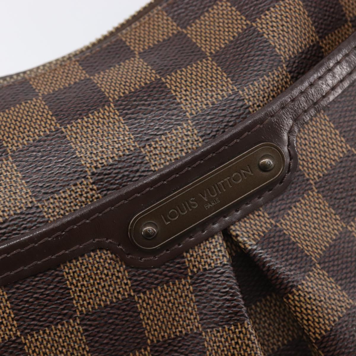LOUIS VUITTON Damier Ebene Bloomsbury PM Shoulder Bag N42251 LV Auth 206550A