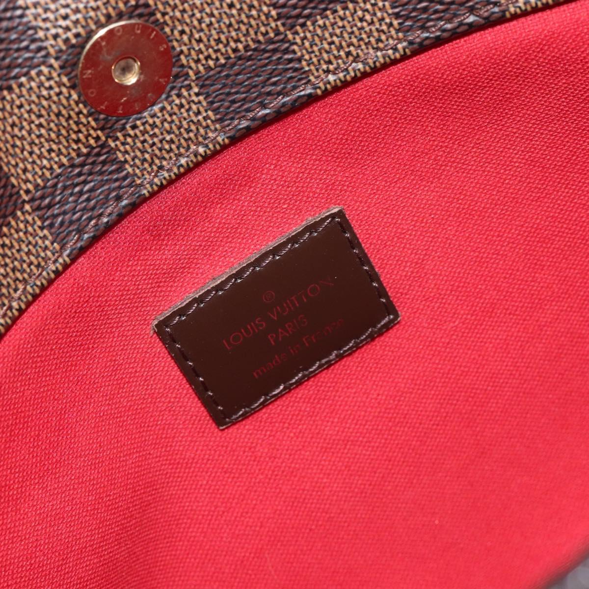 LOUIS VUITTON Damier Ebene Bloomsbury PM Shoulder Bag N42251 LV Auth 206550A