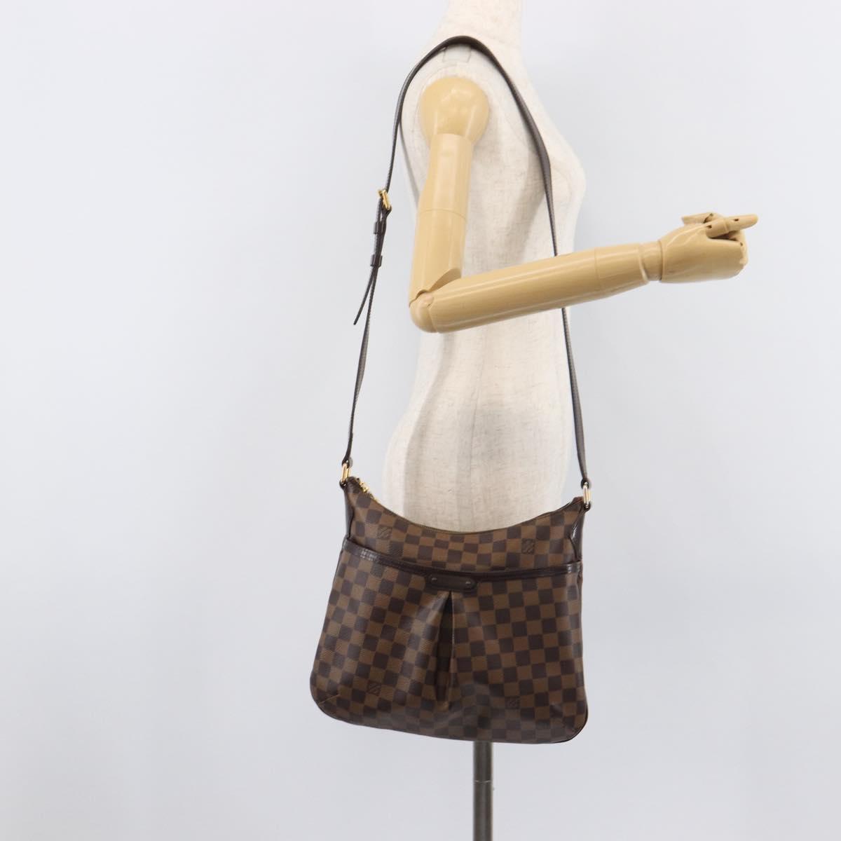 LOUIS VUITTON Damier Ebene Bloomsbury PM Shoulder Bag N42251 LV Auth 206550A