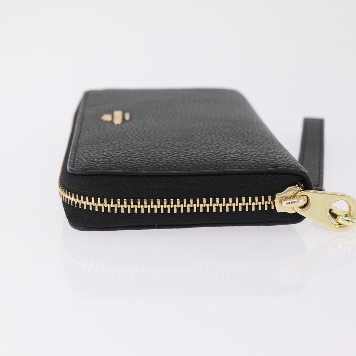 Coach Long Wallet Leather Auth 206558A