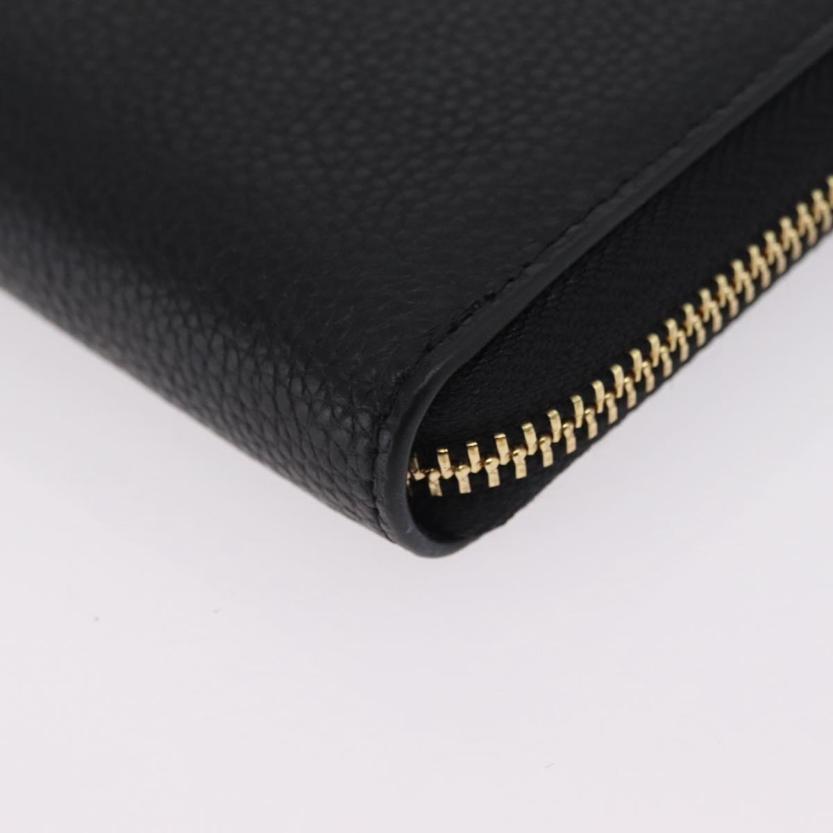 Coach Long Wallet Leather Auth 206558A