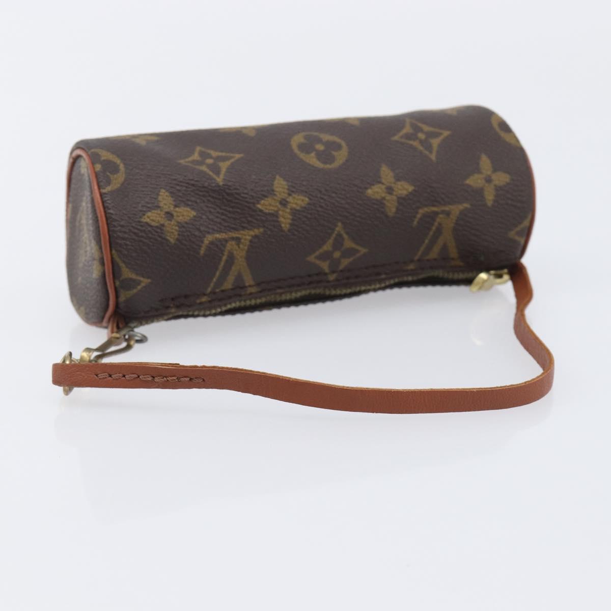 LOUIS VUITTON Monogram Papillon Pouch LV Auth 206562