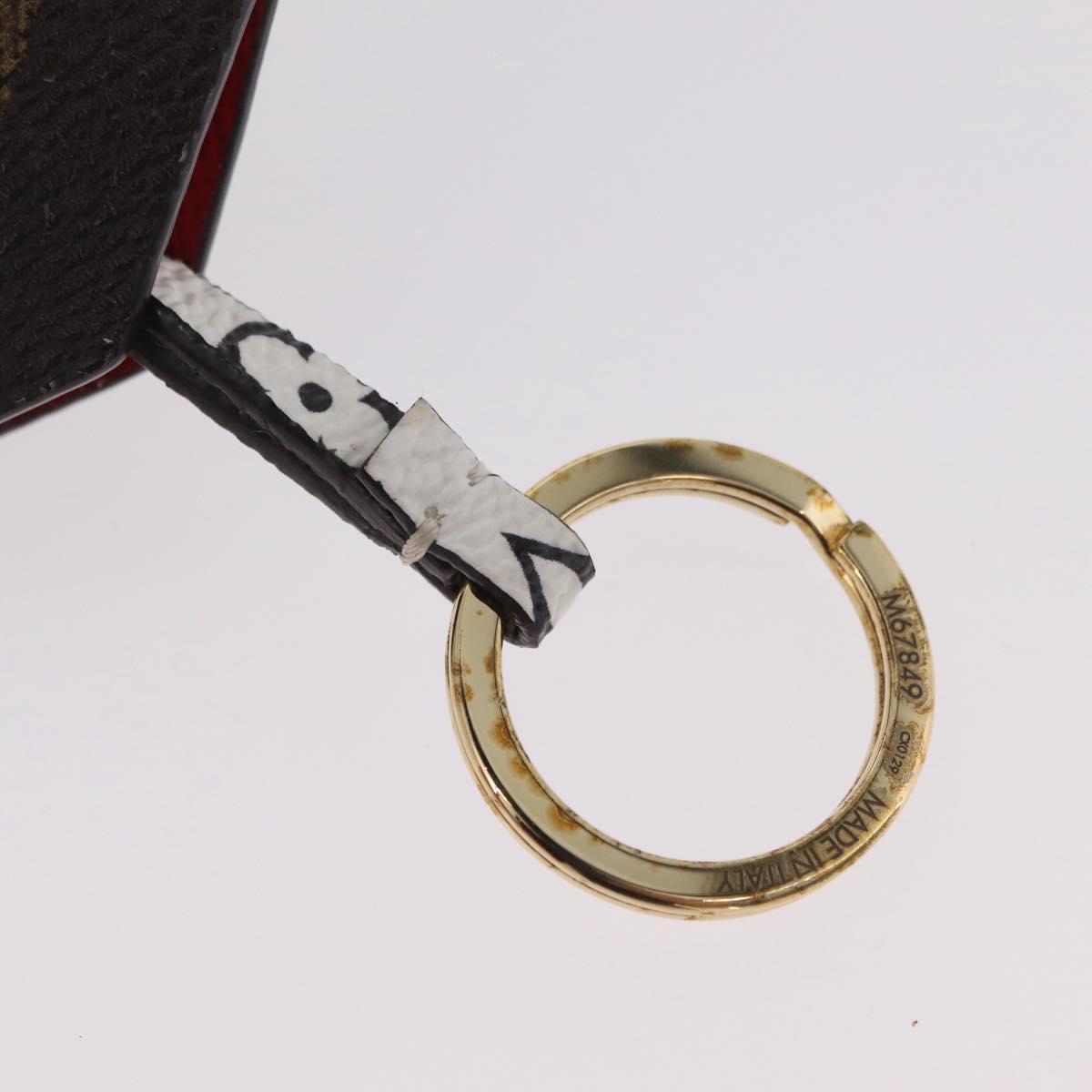 LOUIS VUITTON Monogram Cloche Kure Key Holder Brown White M67849 LV Auth 206565M