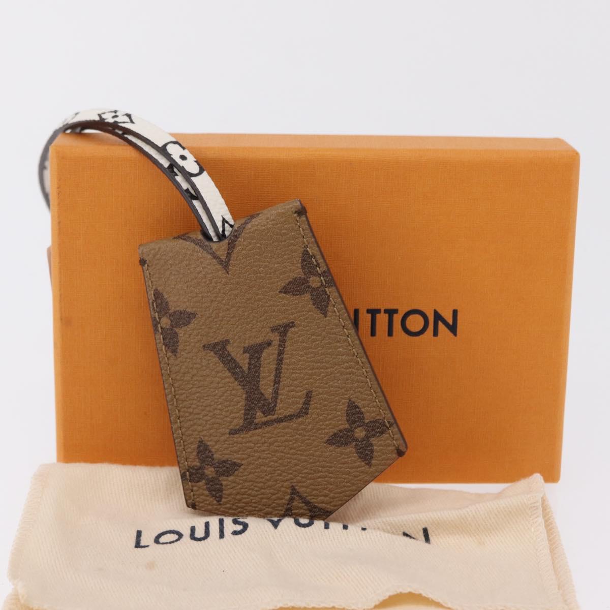 LOUIS VUITTON Monogram Cloche Kure Key Holder Brown White M67849 LV Auth 206565M