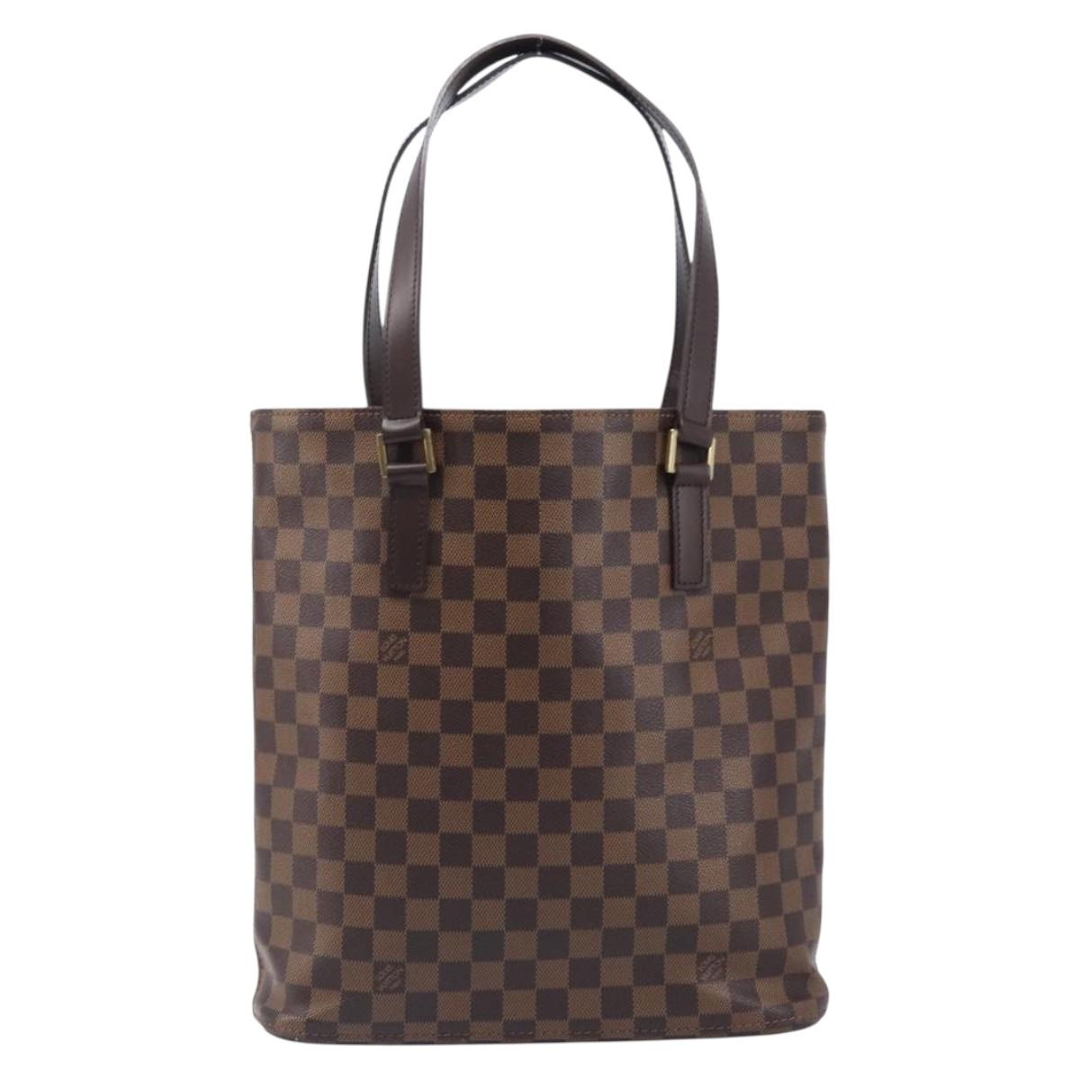 LOUIS VUITTON Damier Ebene Vavin GM Tote Bag N51169 LV Auth 206622A