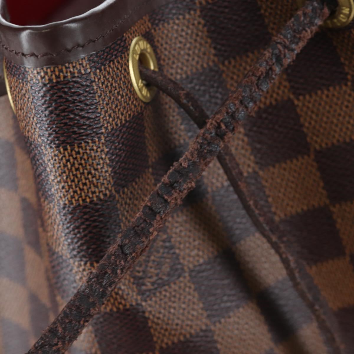 LOUIS VUITTON Damier Ebene Noe Shoulder Bag SPO N42229 LV Auth 206623SAV