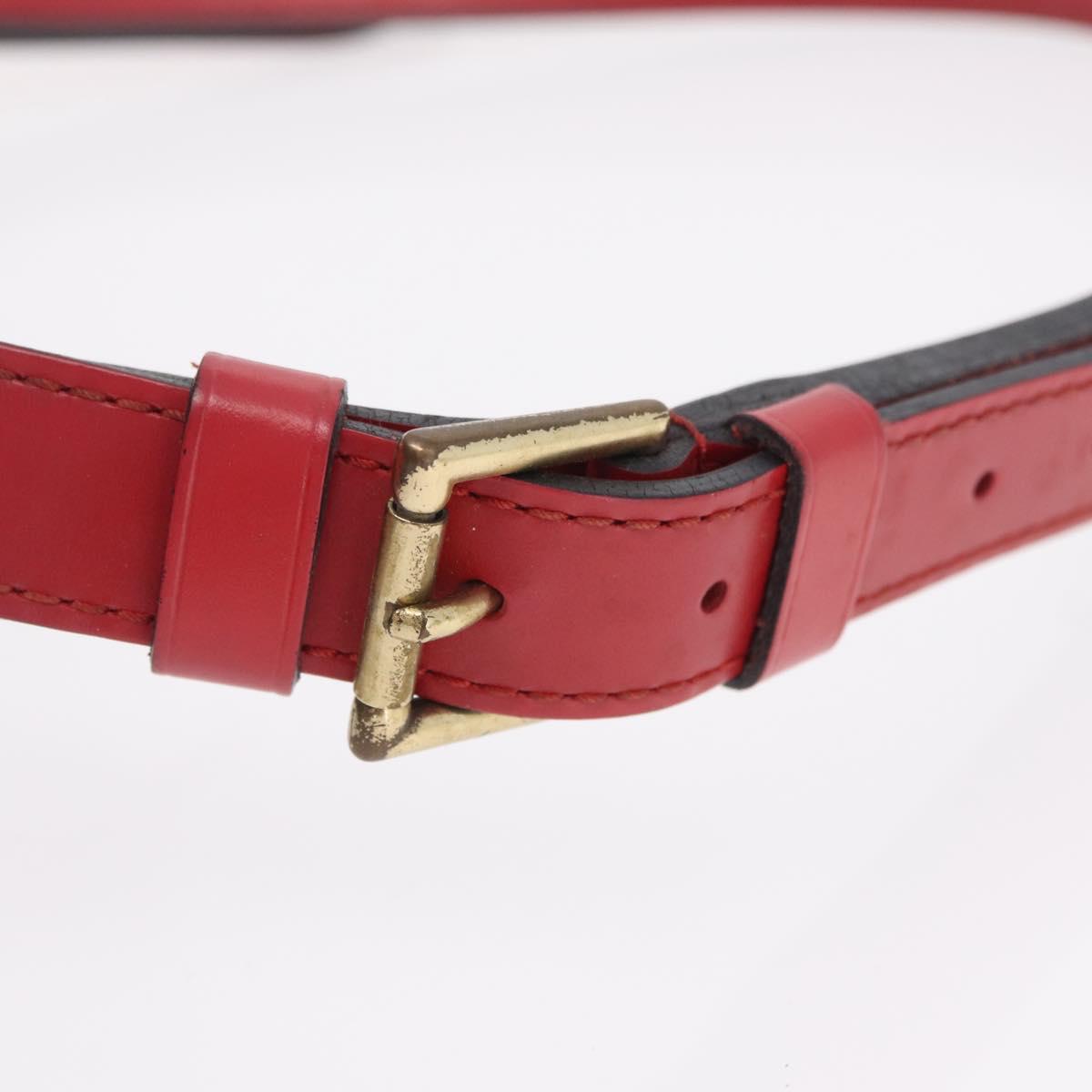 LOUIS VUITTON Epi Noe Shoulder Bag Black Red M44017 LV Auth 206624