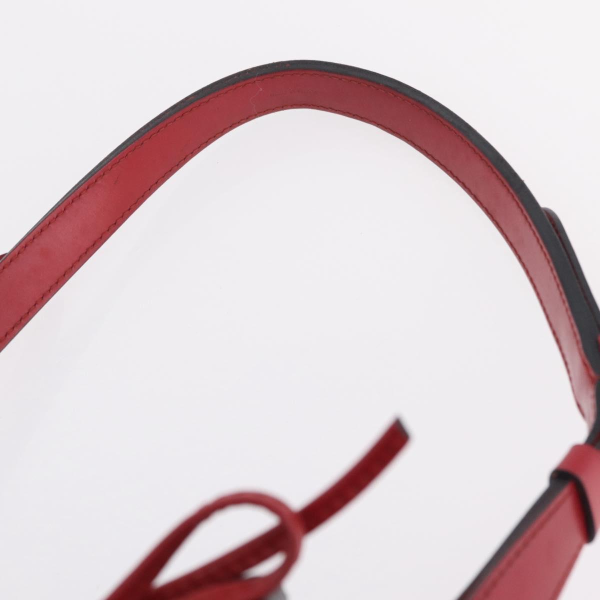 LOUIS VUITTON Epi Noe Shoulder Bag Black Red M44017 LV Auth 206624