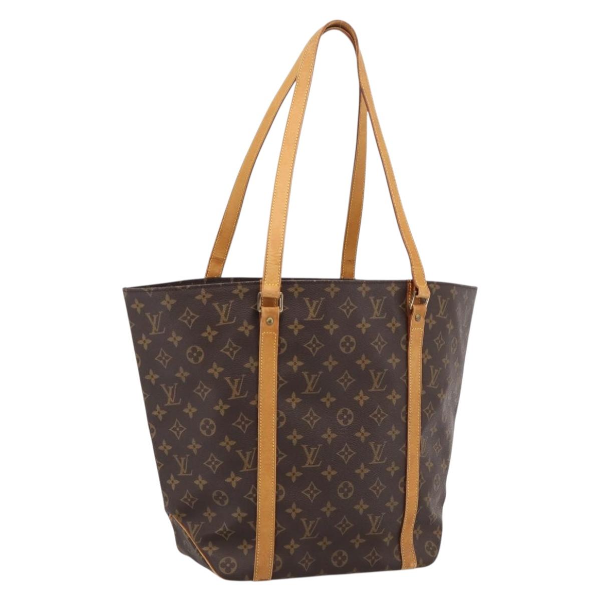 LOUIS VUITTON Monogram Sac Shopping Tote Bag M51108 LV Auth 206626