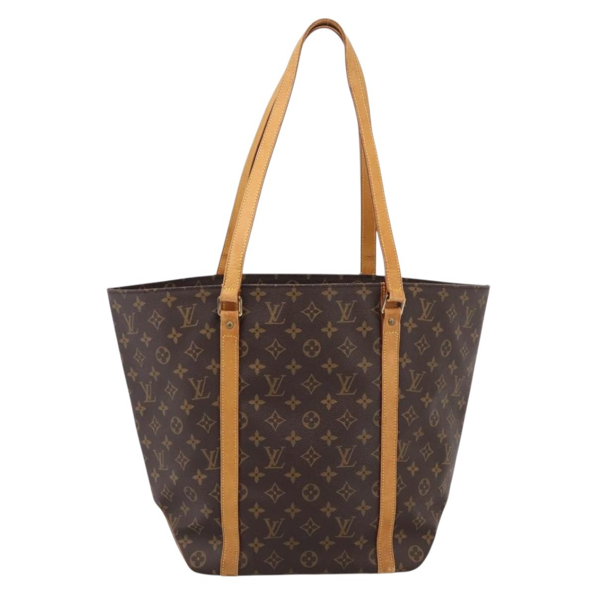 LOUIS VUITTON Monogram Sac Shopping Tote Bag M51108 LV Auth 206626