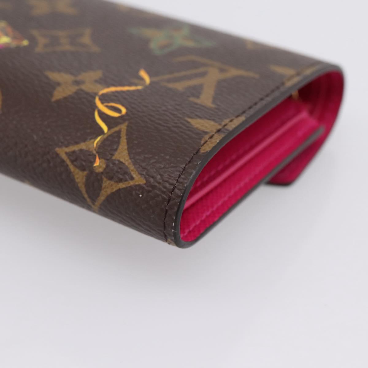 LOUIS VUITTON Monogram Vivienne Portefeuille Victorine M15337 LV Auth 206631SAM
