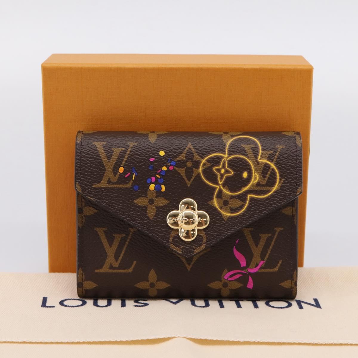 LOUIS VUITTON Monogram Vivienne Portefeuille Victorine M15337 LV Auth 206631SAM