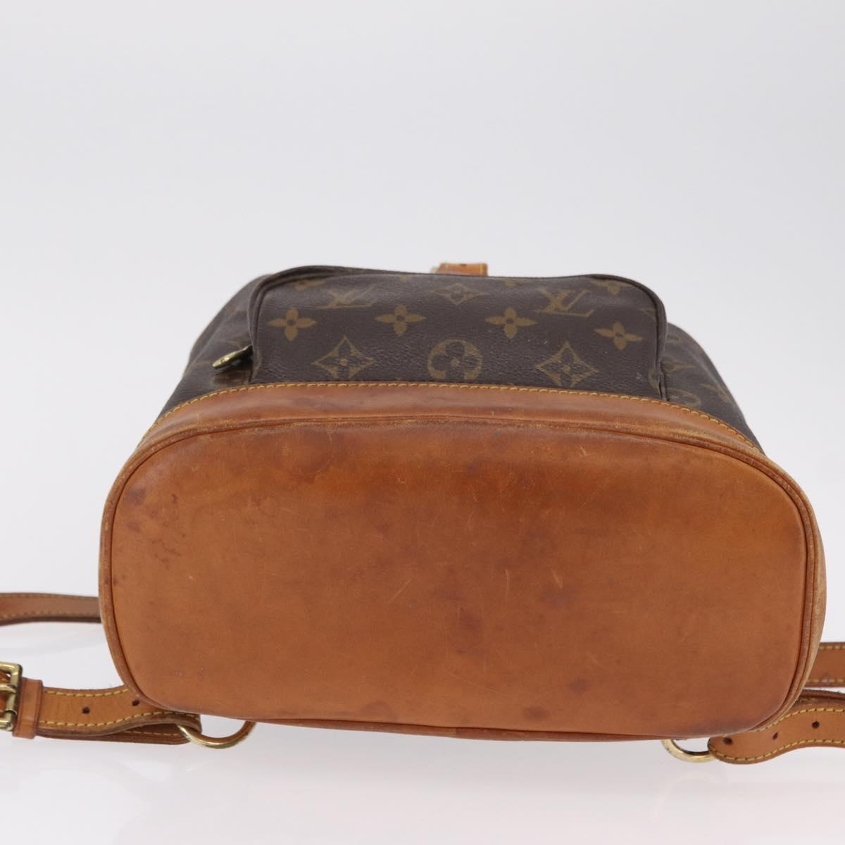 LOUIS VUITTON Monogram Montsouris MM Backpack M51136 LV Auth 206639