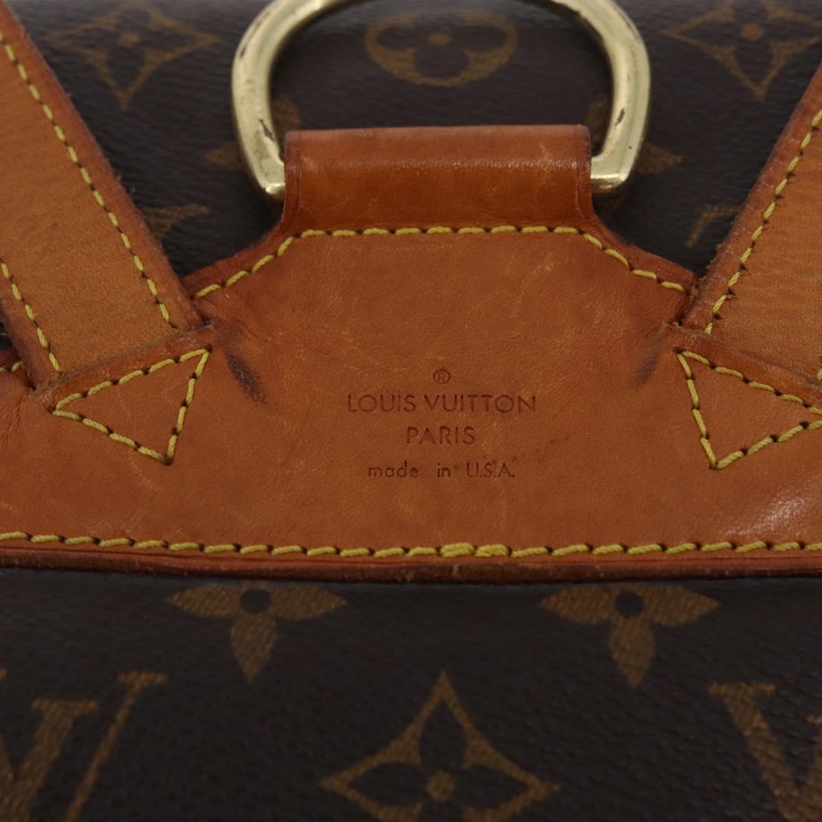 LOUIS VUITTON Monogram Montsouris MM Backpack M51136 LV Auth 206639