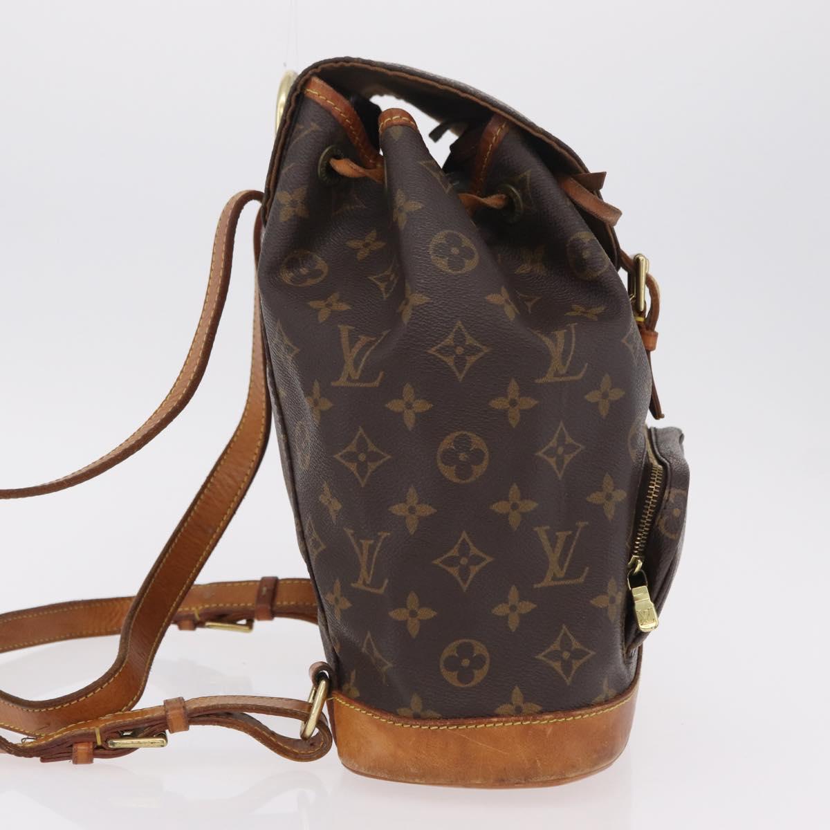LOUIS VUITTON Monogram Montsouris MM Backpack M51136 LV Auth 206639