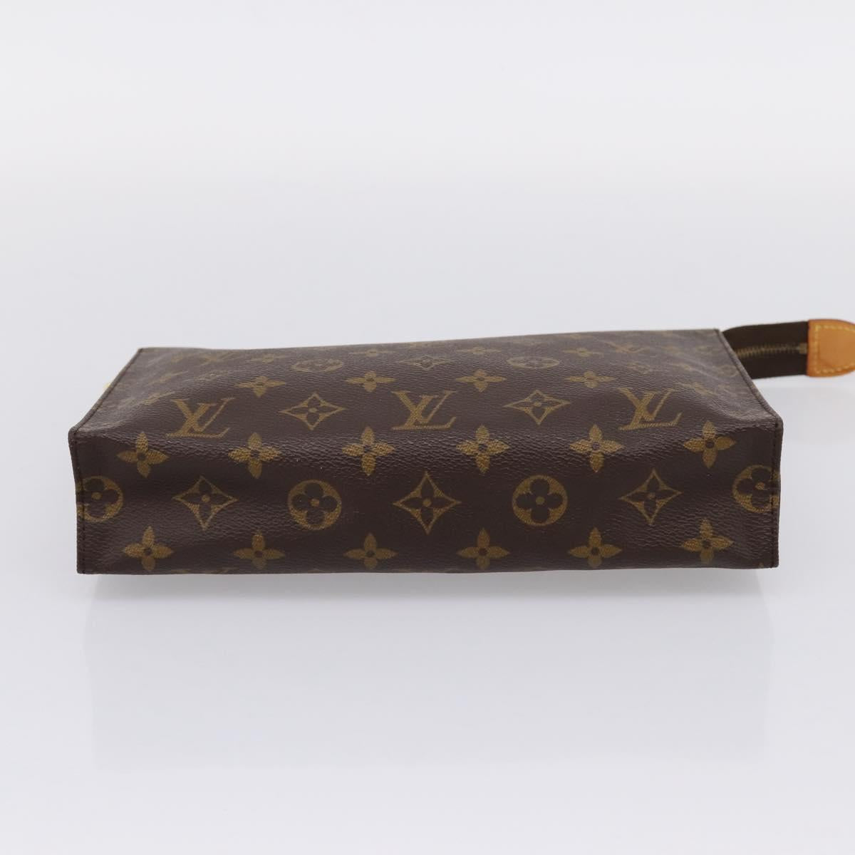 LOUIS VUITTON Monogram Poche Toilette 26 Pouch M47542 LV Auth 206675