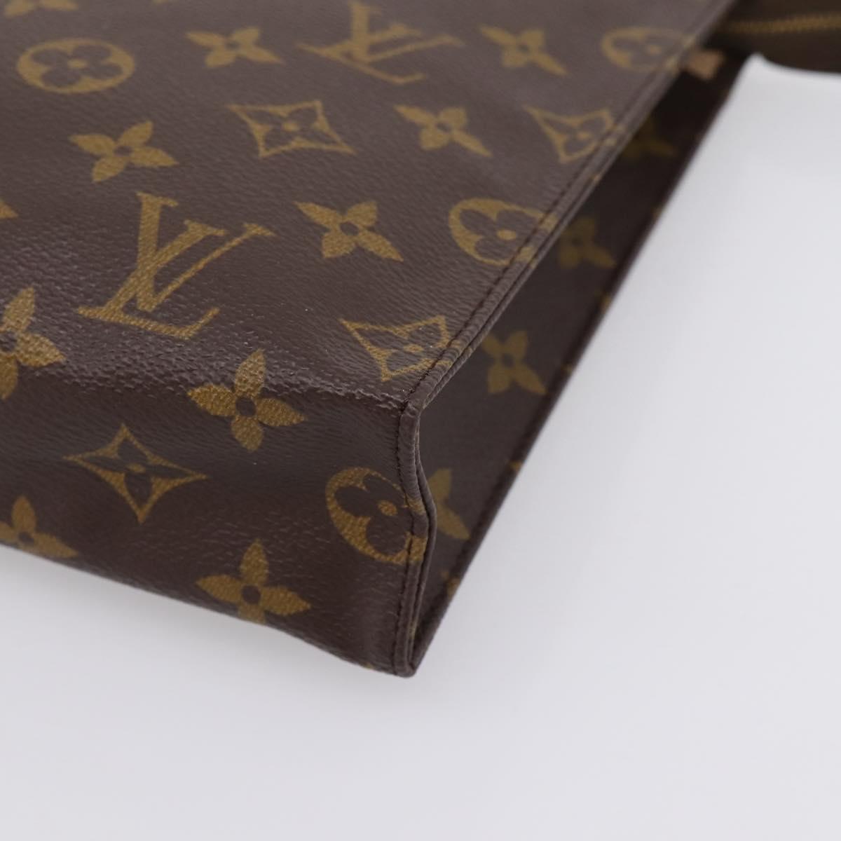 LOUIS VUITTON Monogram Poche Toilette 26 Pouch M47542 LV Auth 206675