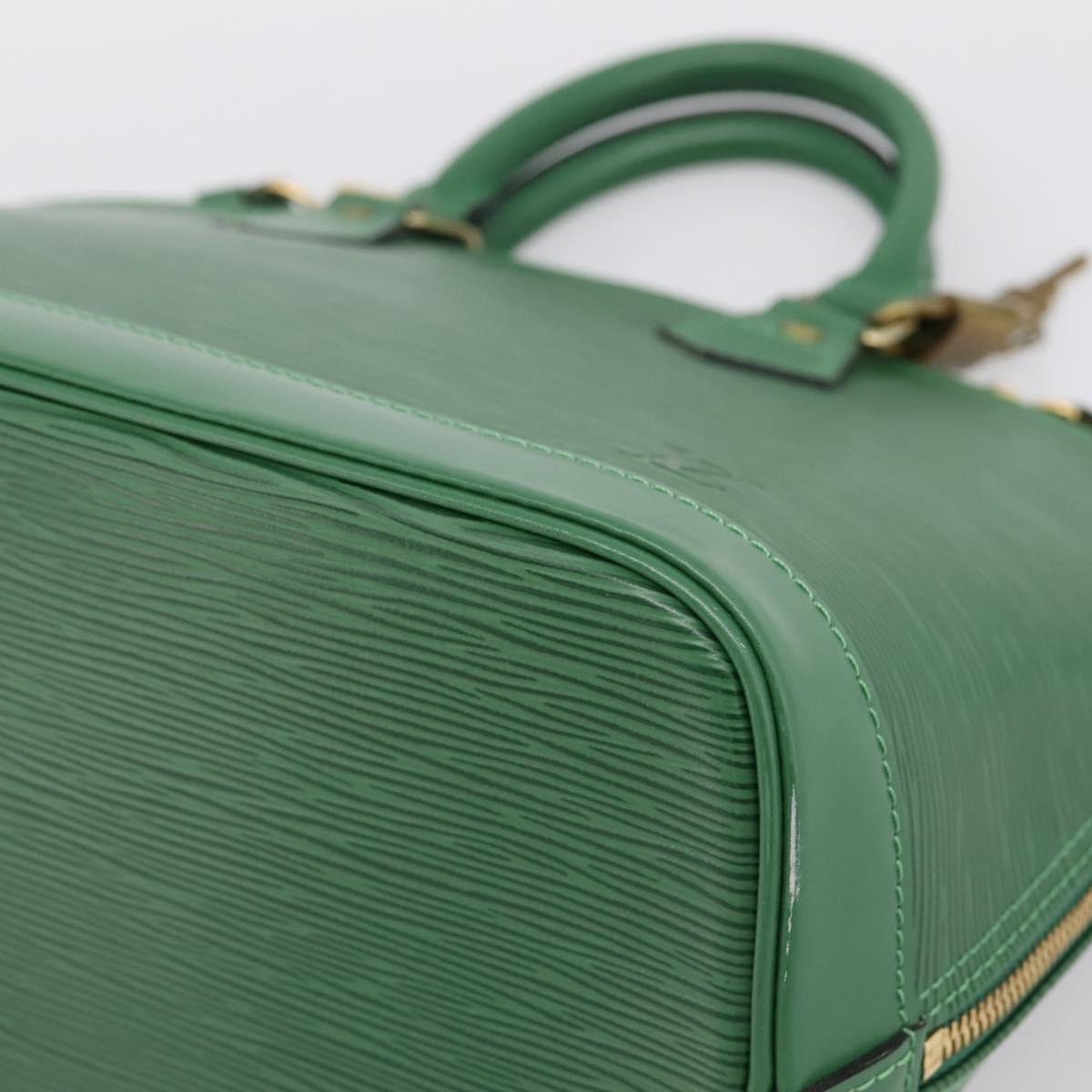 LOUIS VUITTON Epi Alma Hand Bag Borneo Green M52144 LV Auth 206682V