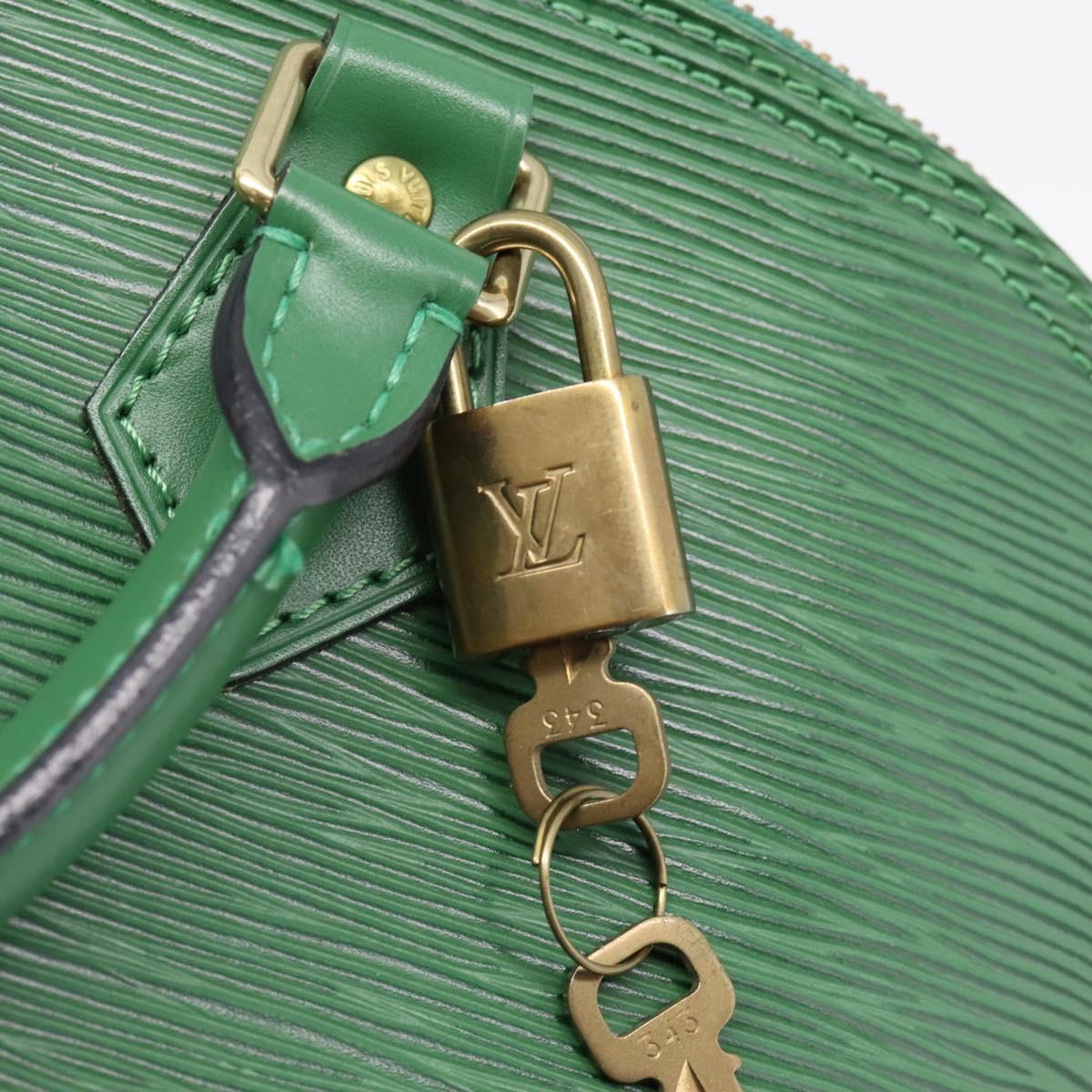 LOUIS VUITTON Epi Alma Hand Bag Borneo Green M52144 LV Auth 206682V