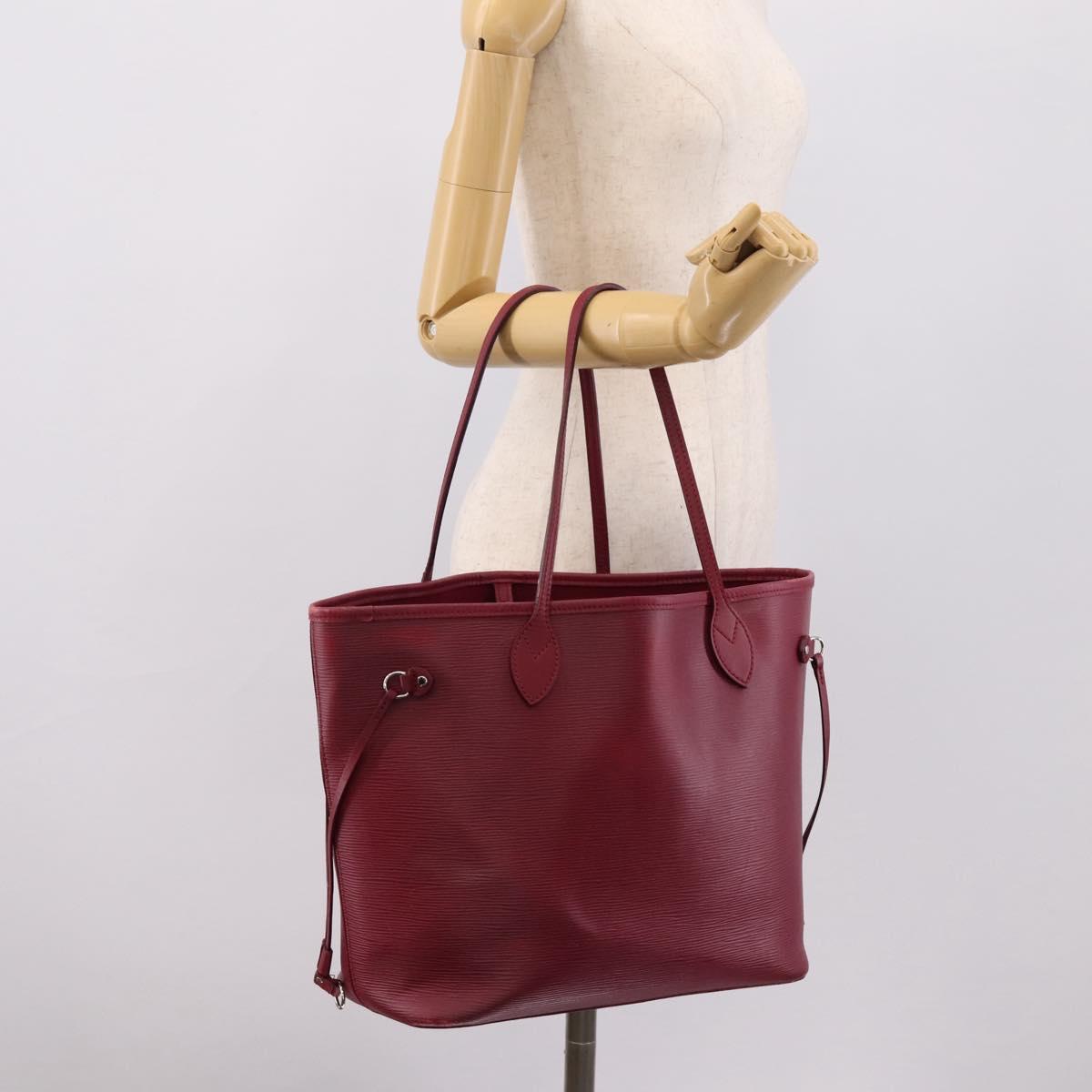 LOUIS VUITTON Epi Neverfull MM Tote Bag Grenard LV Auth 206685