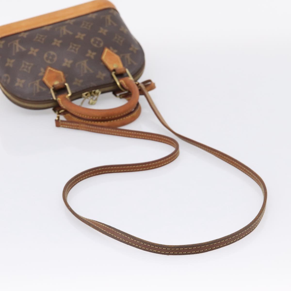 LOUIS VUITTON Monogram Alma BB Hand Bag M53152 LV Auth 206687