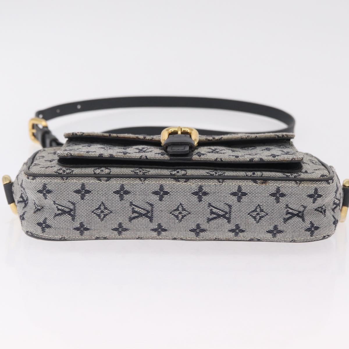 LOUIS VUITTON Monogram Mini Juliet MM Shoulder Bag Blue M92004 LV Auth 206699