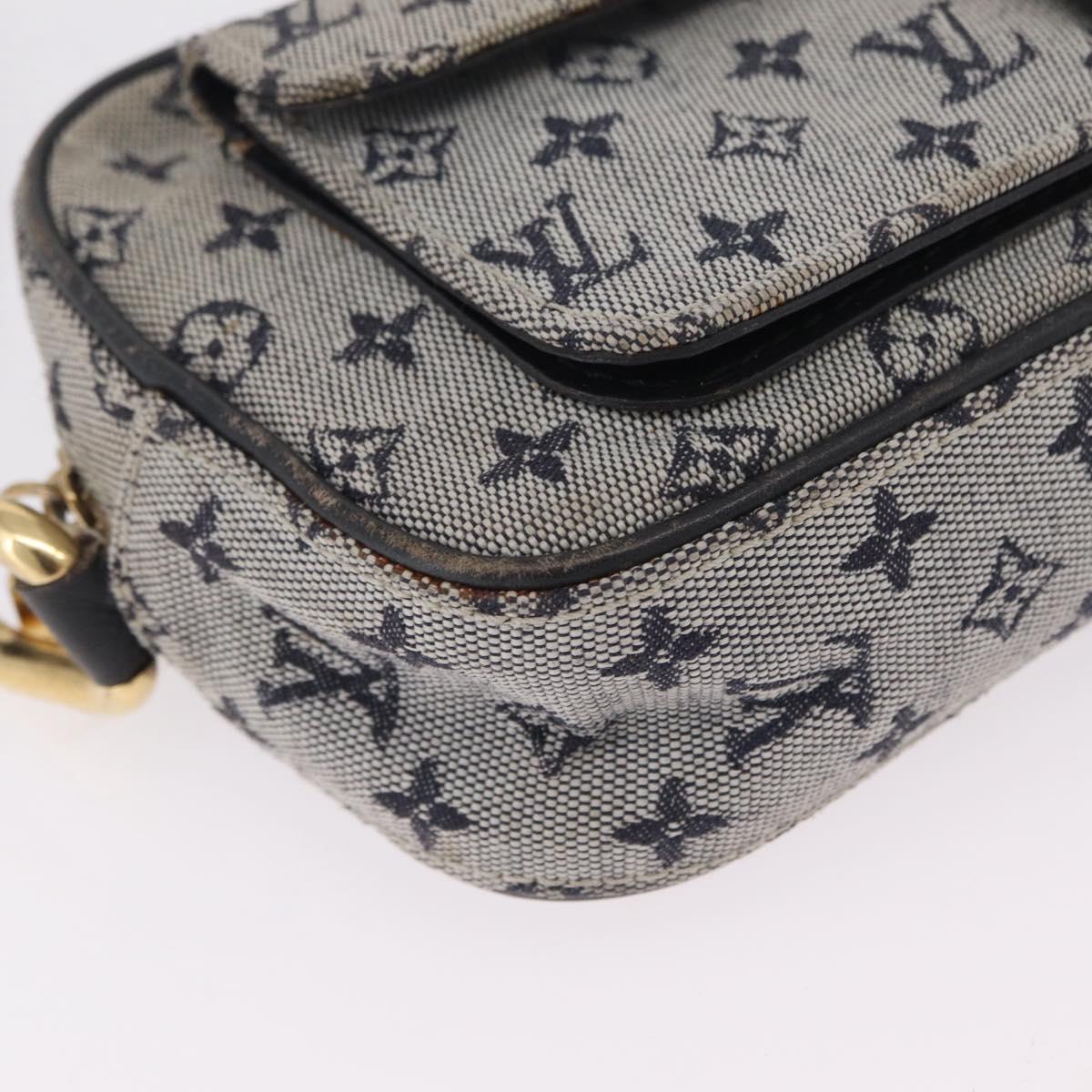 LOUIS VUITTON Monogram Mini Juliet MM Shoulder Bag Blue M92004 LV Auth 206699